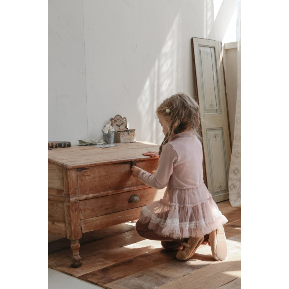 正韓童裝 FLO  夢幻洋裝紗衣裙-細節圖5