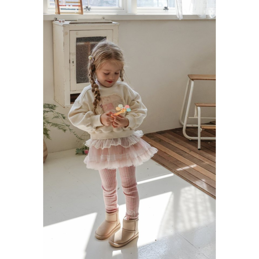 正韓童裝 FLO  夢幻洋裝紗衣裙-細節圖9