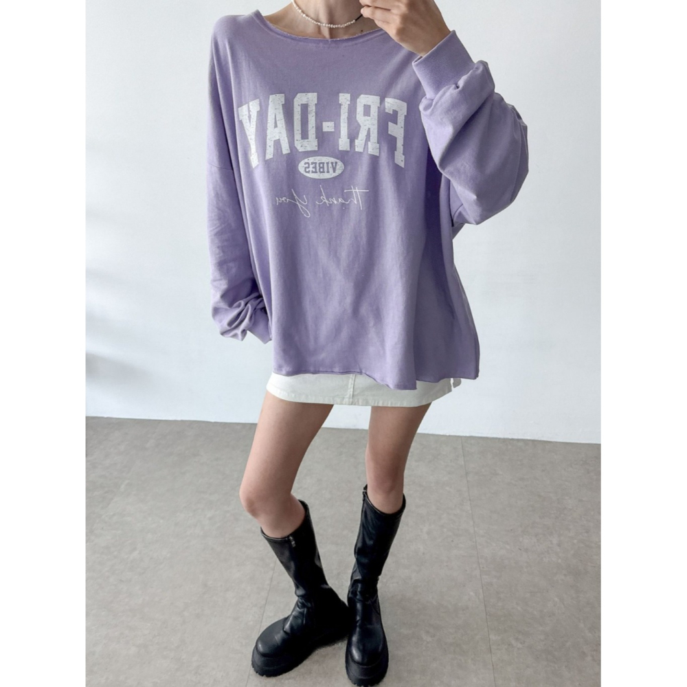 韓國女裝 Vividmore 寬肩版字母TA韓國女裝 Vividmore 寬肩版字母TEEEE-細節圖3