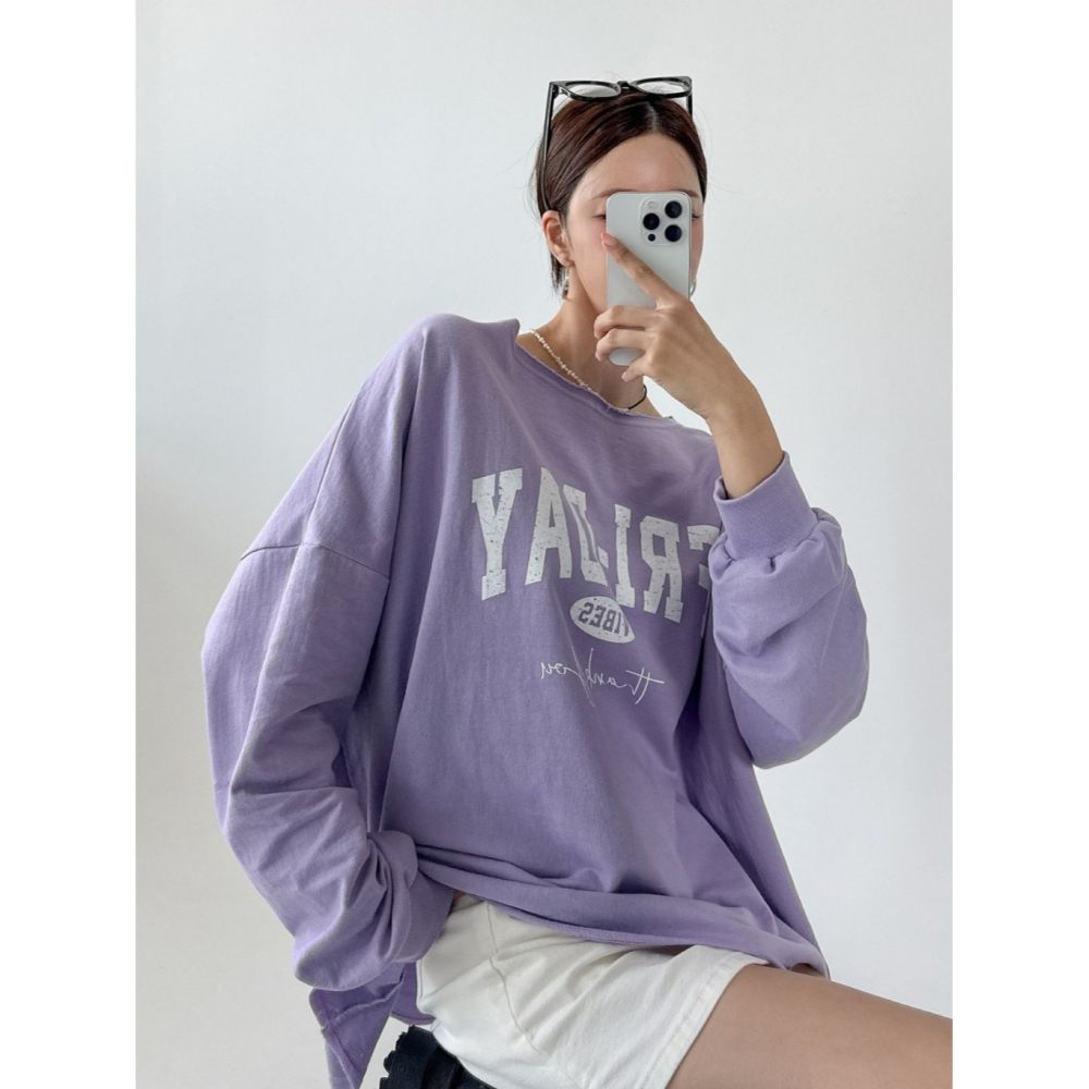 韓國女裝 Vividmore 寬肩版字母TA韓國女裝 Vividmore 寬肩版字母TEEEE-細節圖4