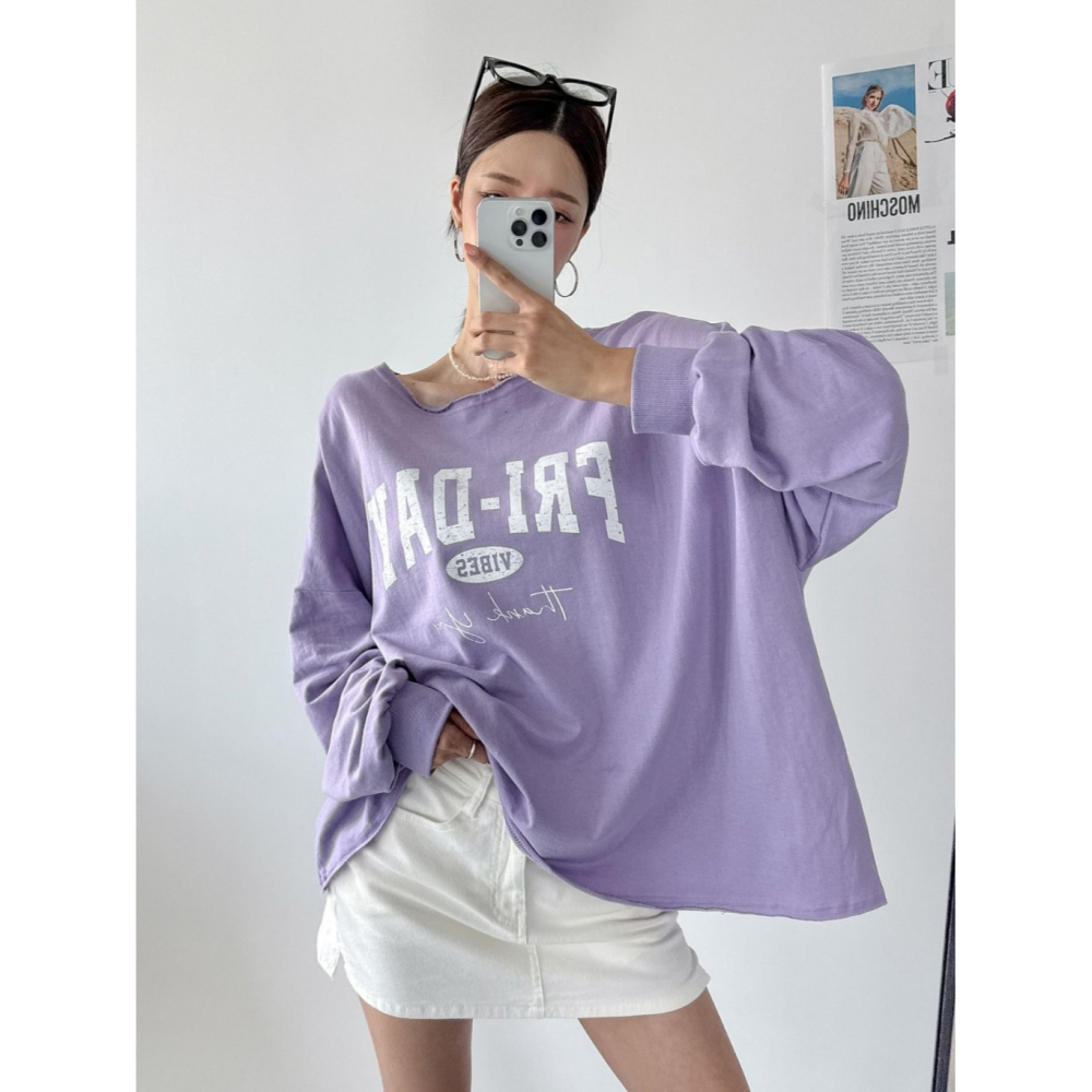 韓國女裝 Vividmore 寬肩版字母TA韓國女裝 Vividmore 寬肩版字母TEEEE-細節圖6