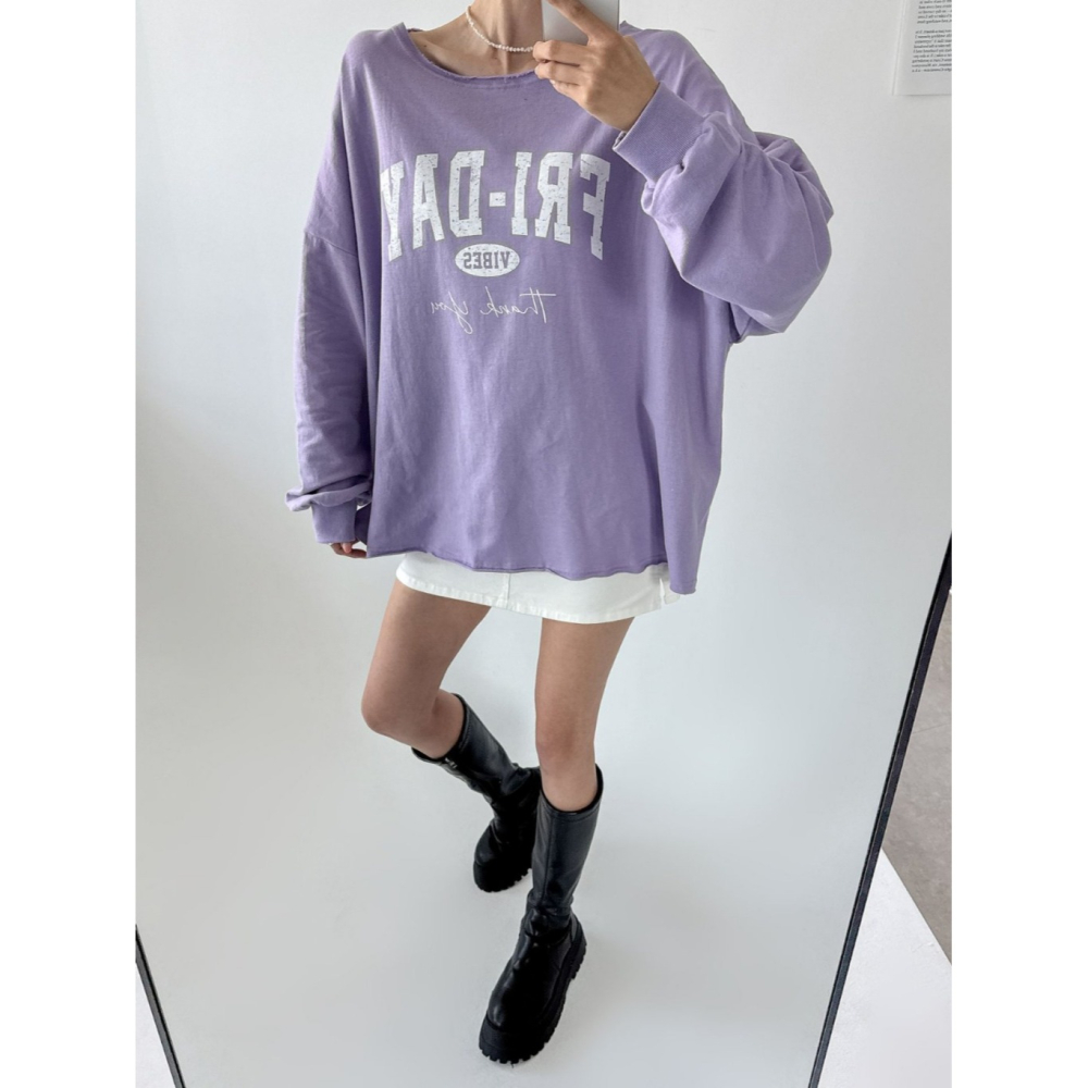 韓國女裝 Vividmore 寬肩版字母TA韓國女裝 Vividmore 寬肩版字母TEEEE-細節圖11