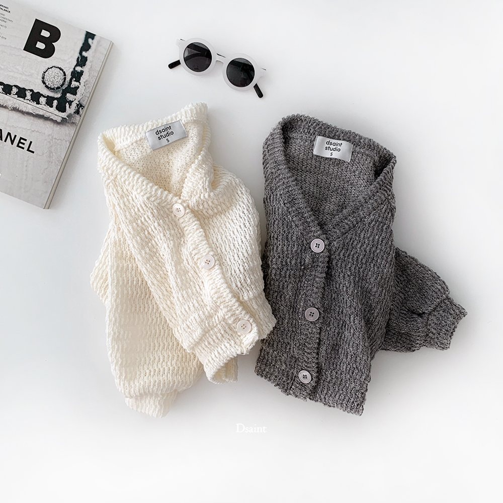 正韓童裝 Dsaint 鬆針織開衫外套-細節圖4