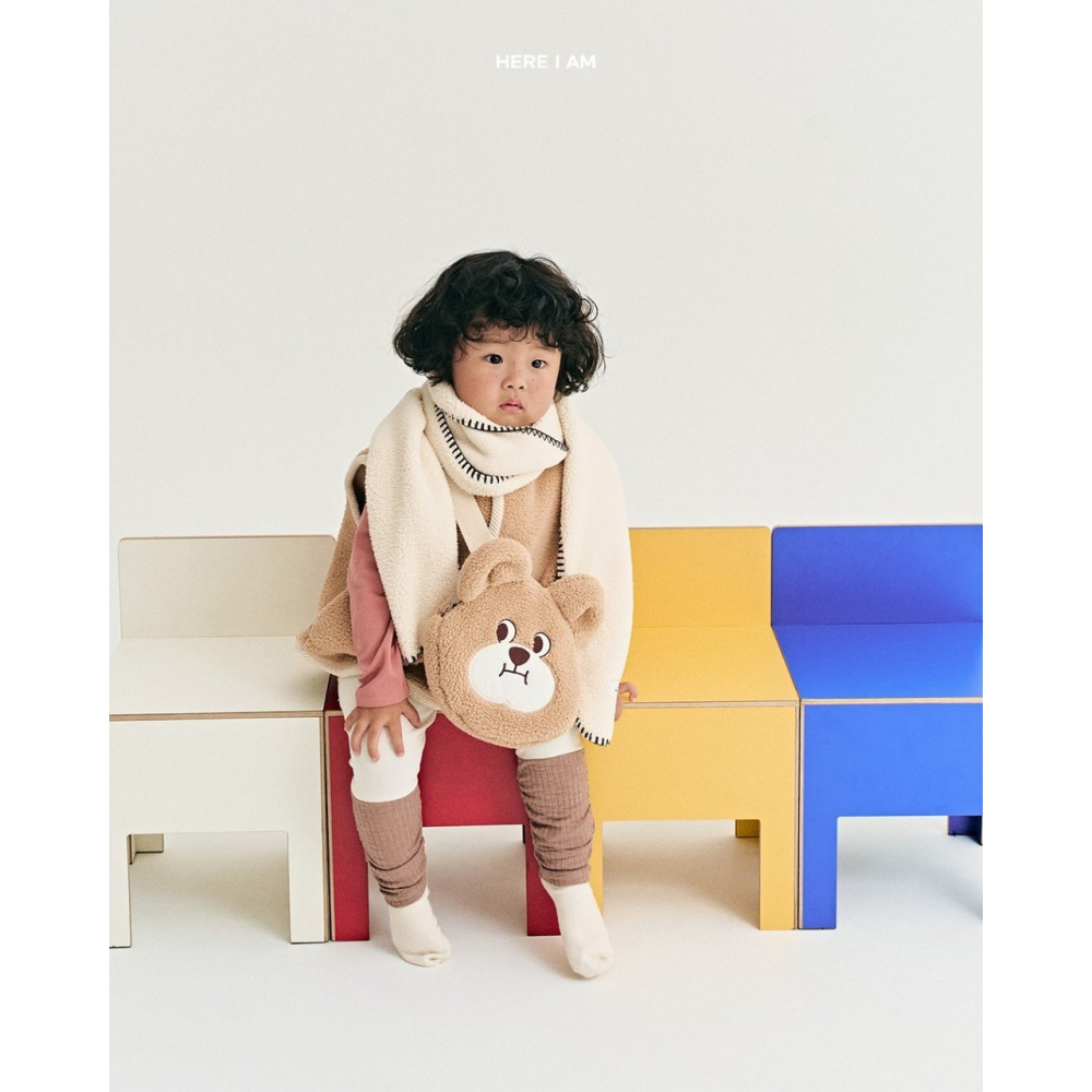 正韓童裝 Hereiam 熊熊免兔造型 小孩包包-細節圖3