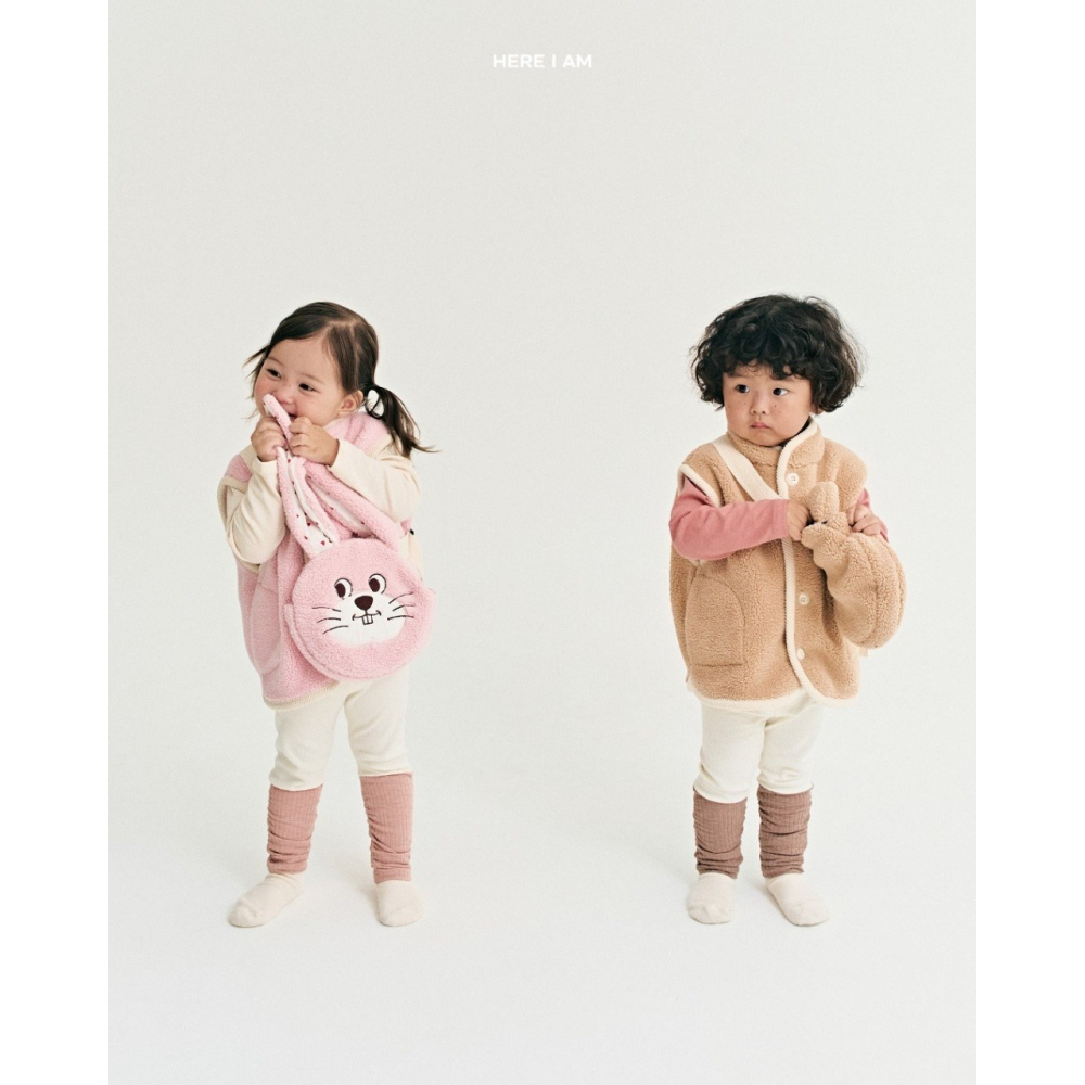 正韓童裝 Hereiam 熊熊免兔造型 小孩包包-細節圖7