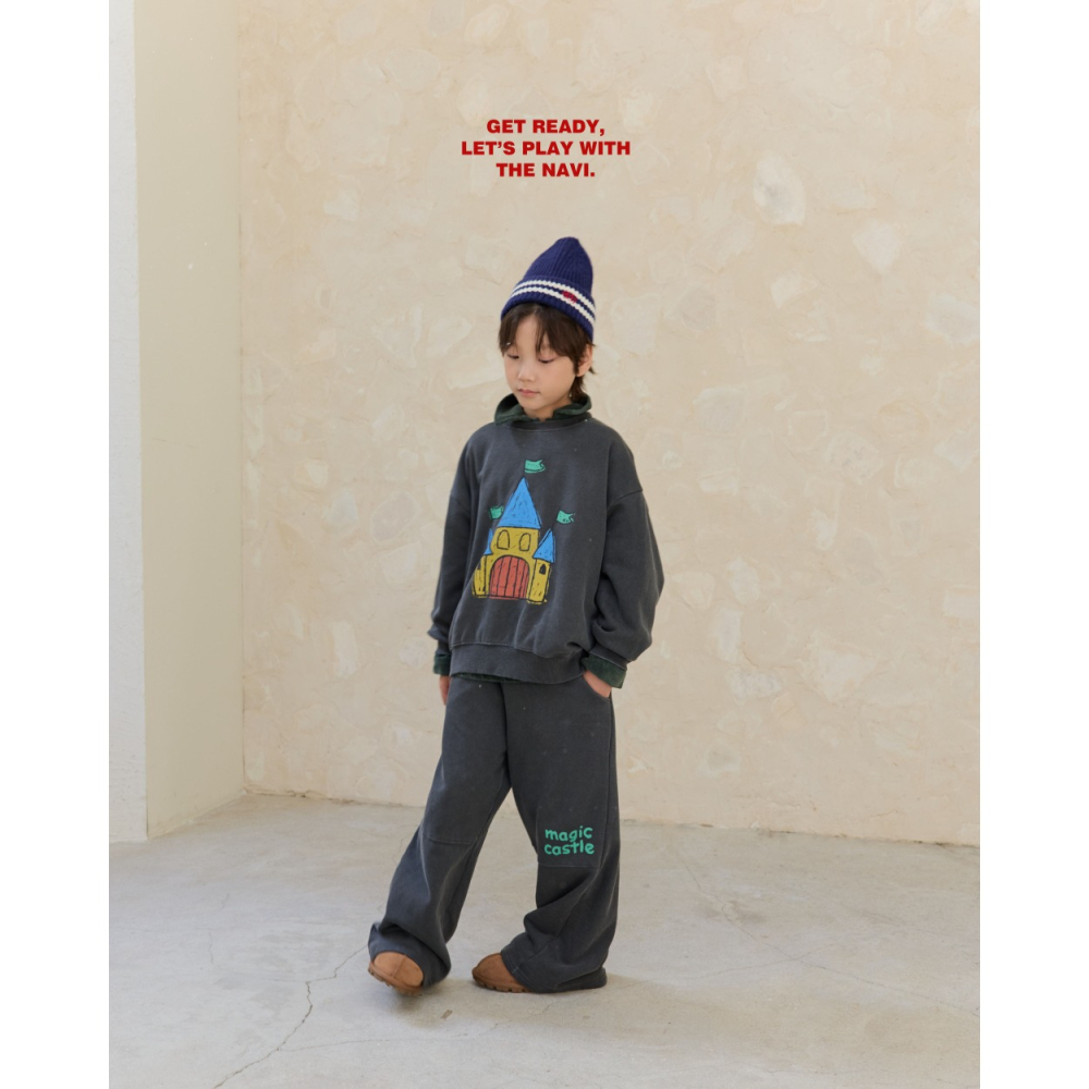 正韓童裝 NAVI/RAON 小孩心目中的城堡Tee-細節圖2