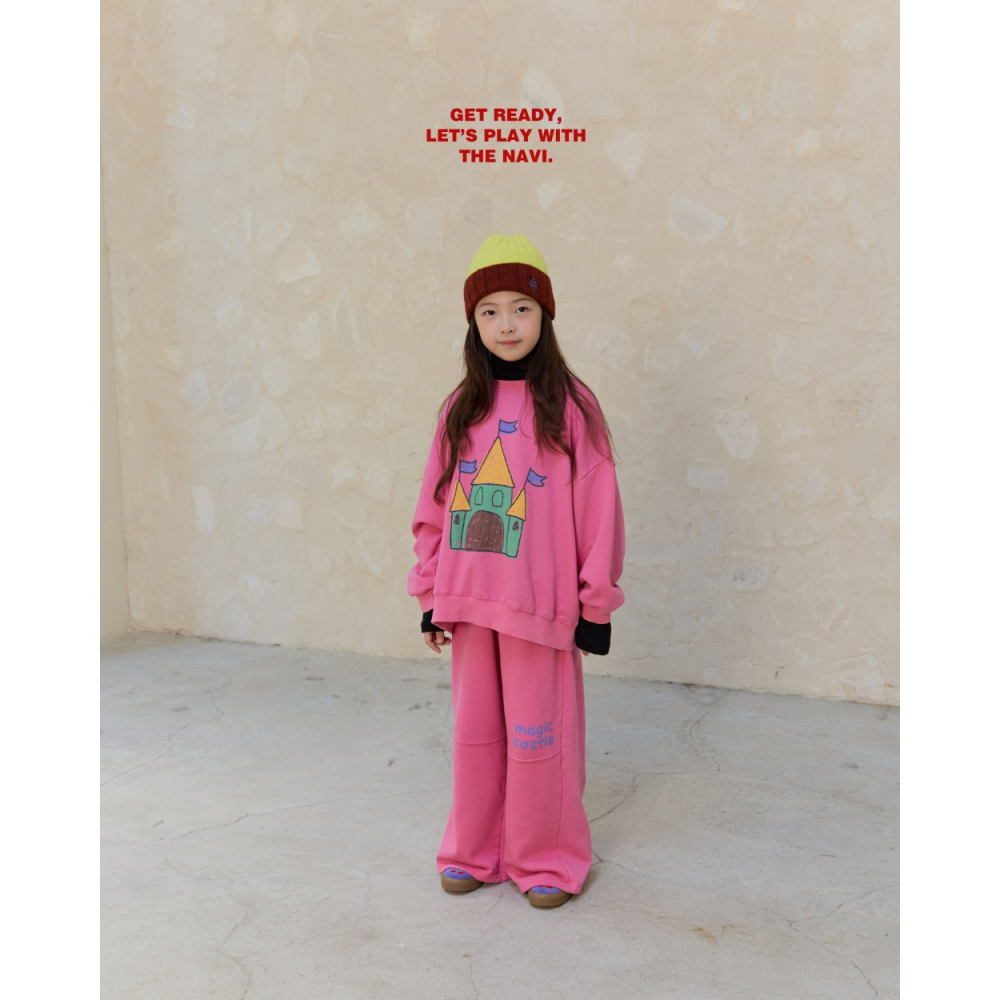 正韓童裝 NAVI/RAON 小孩心目中的城堡Tee-細節圖4