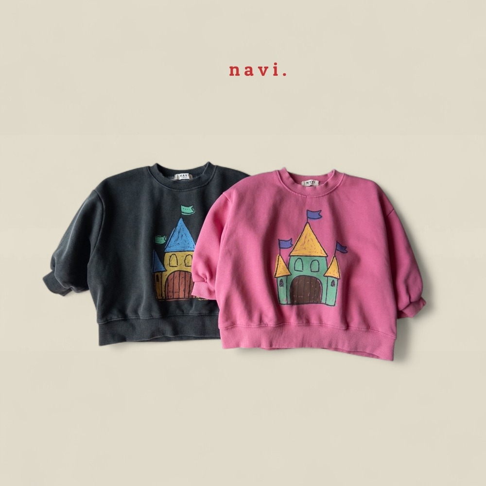 正韓童裝 NAVI/RAON 小孩心目中的城堡Tee-細節圖5
