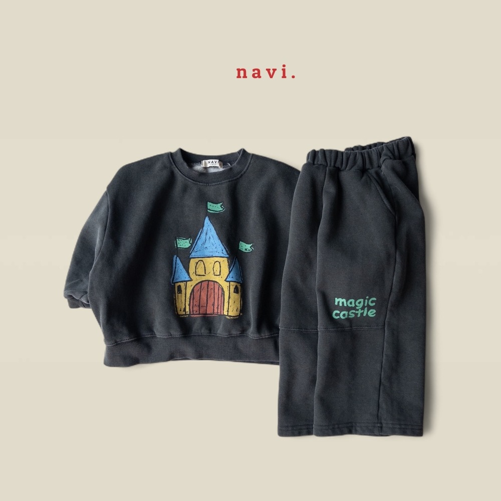 正韓童裝 NAVI/RAON 小孩心目中的城堡Tee-細節圖7