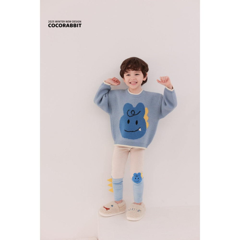 正韓童裝 COCO RABBIT 可愛大兔兔針織T-細節圖3