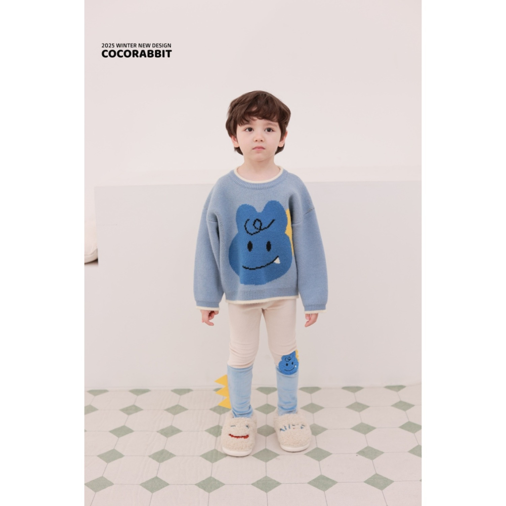 正韓童裝 COCO RABBIT 可愛大兔兔針織T-細節圖7