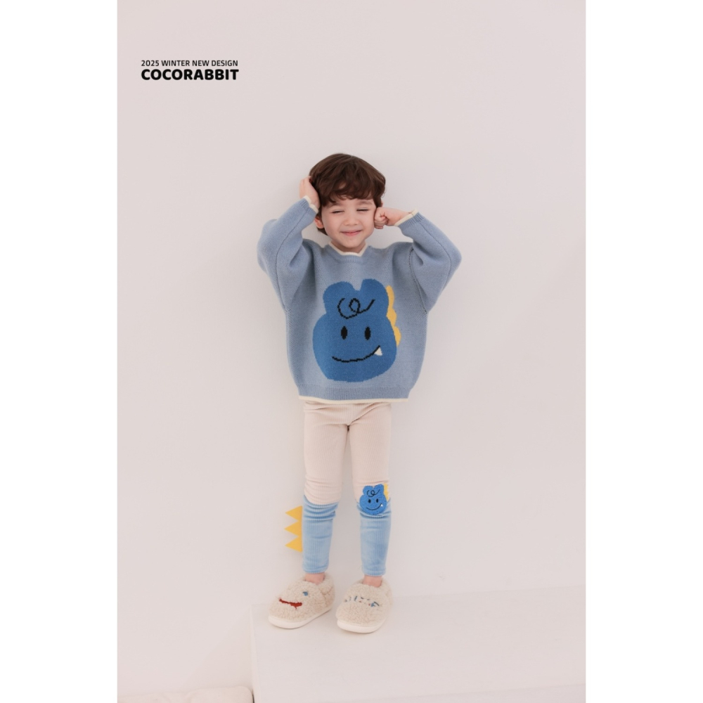 正韓童裝 COCO RABBIT 可愛大兔兔針織T-細節圖8