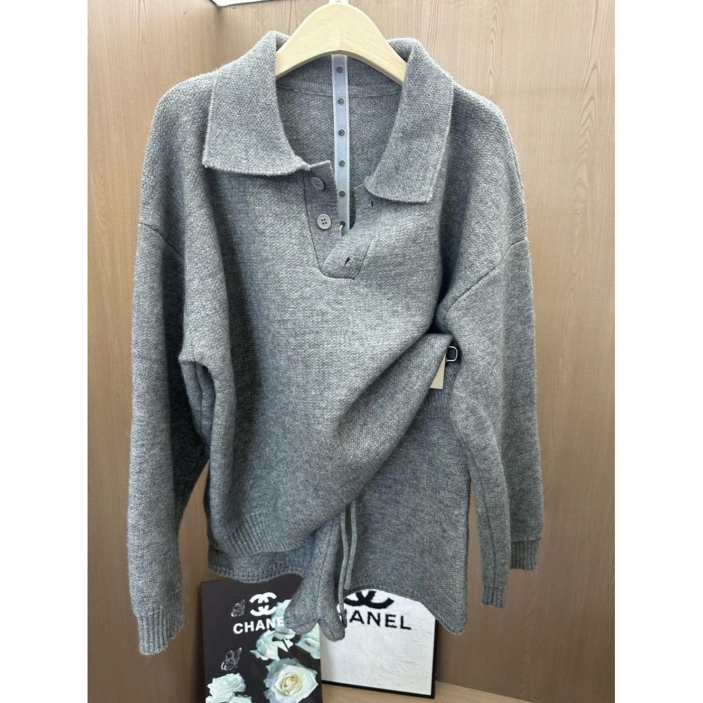 韓國女裝 Bonheur 韓國女星喜愛穿搭的針織套裝-細節圖7