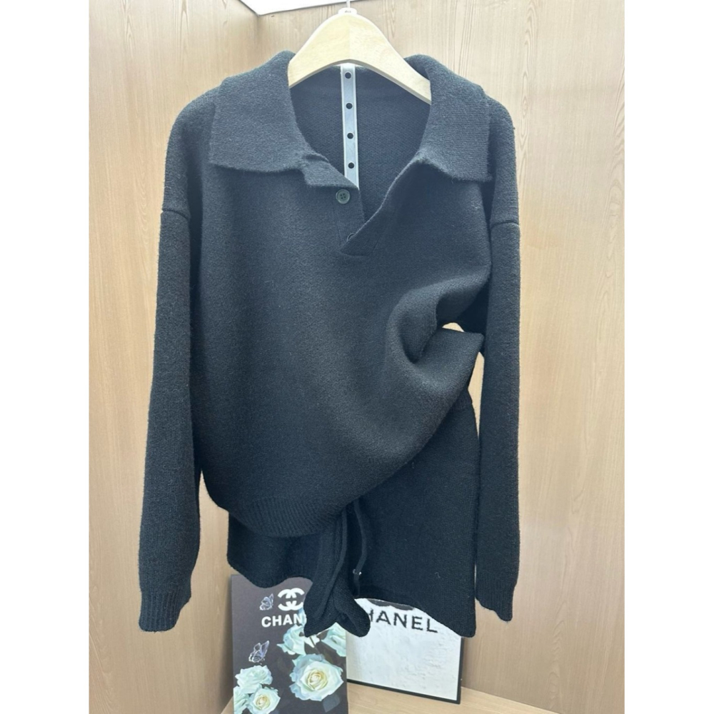 韓國女裝 Bonheur 韓國女星喜愛穿搭的針織套裝-細節圖10