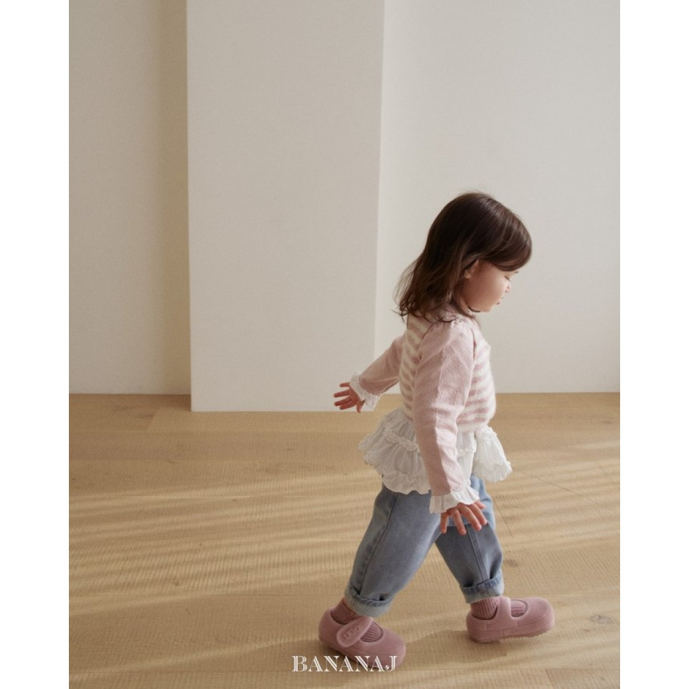 正韓童裝 ANANAJ 暖呼呼彈性鬆緊牛仔褲-細節圖6