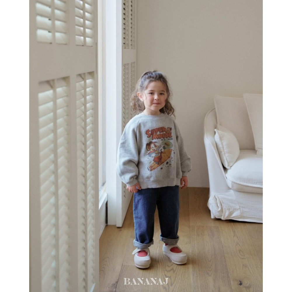 正韓童裝 ANANAJ 暖呼呼彈性鬆緊牛仔褲-細節圖9