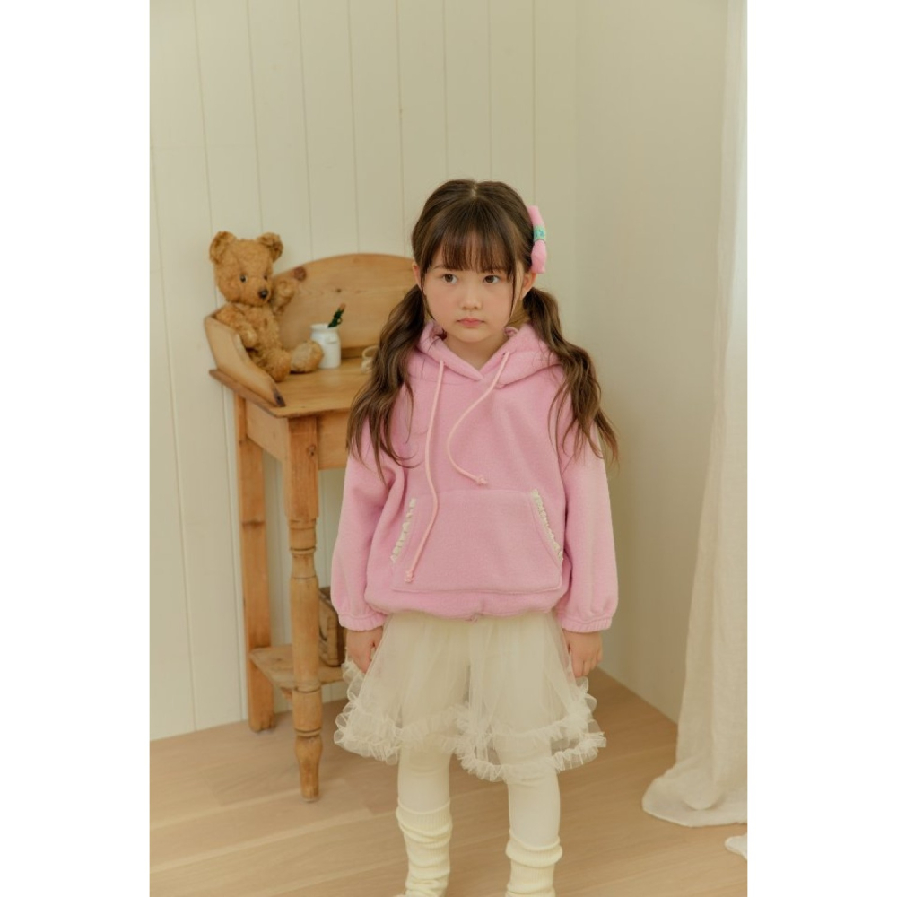 正韓童裝 MINIATURE 大兔耳朵連帽口袋T-細節圖10