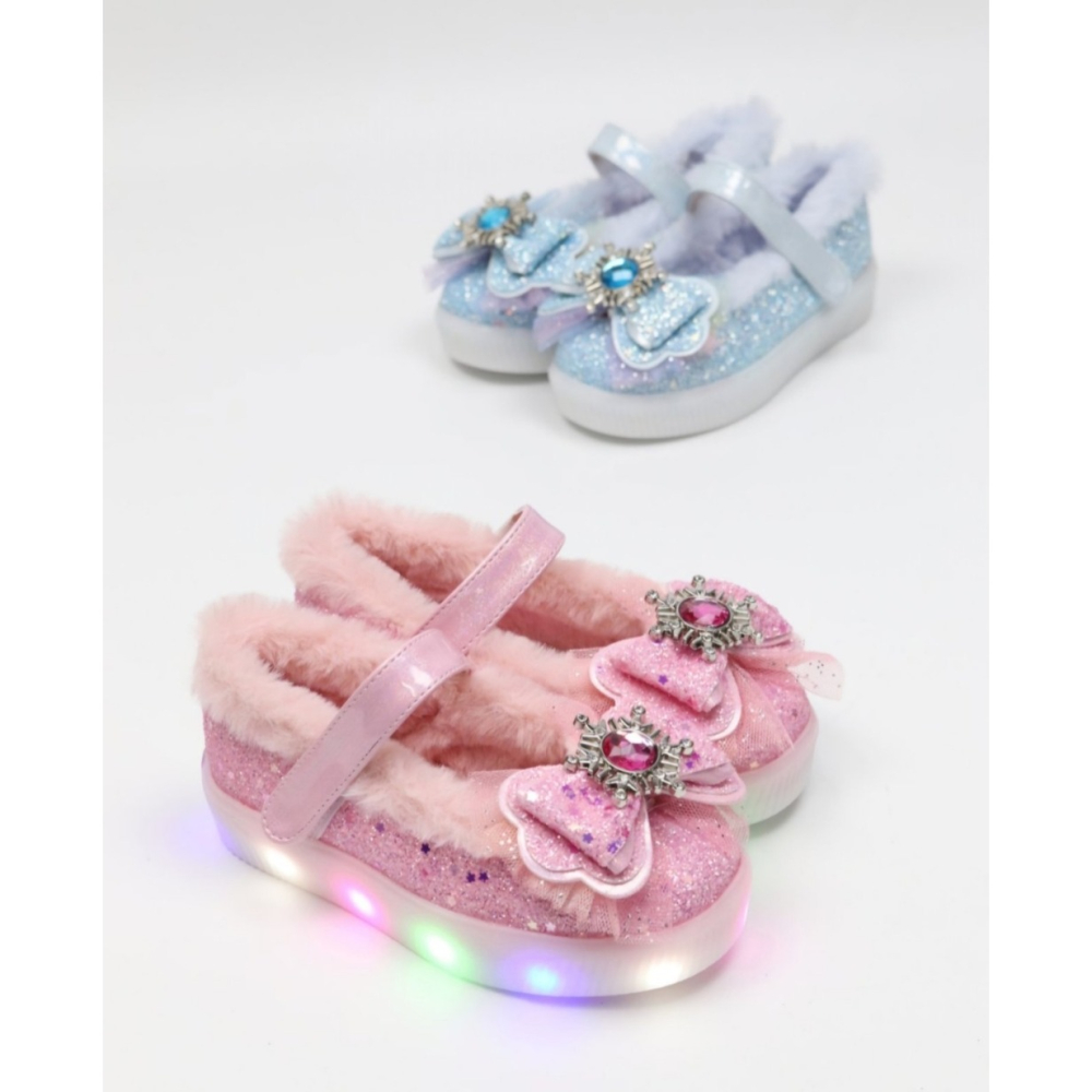 正韓童裝童鞋 IZ SHOES 公主寶石閃亮LED系列 三款屬於小公主的鞋-細節圖3