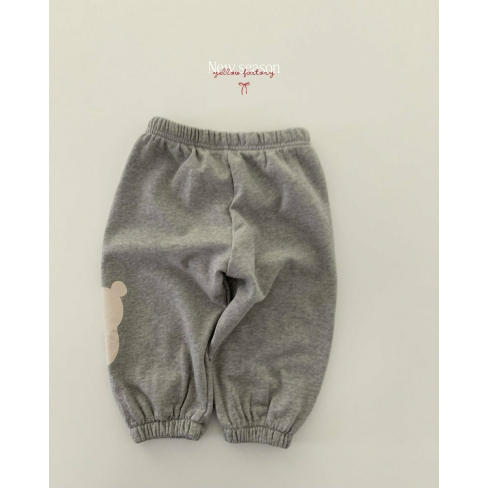 Yellowfactory 可愛白兔縮口休閒褲-細節圖6