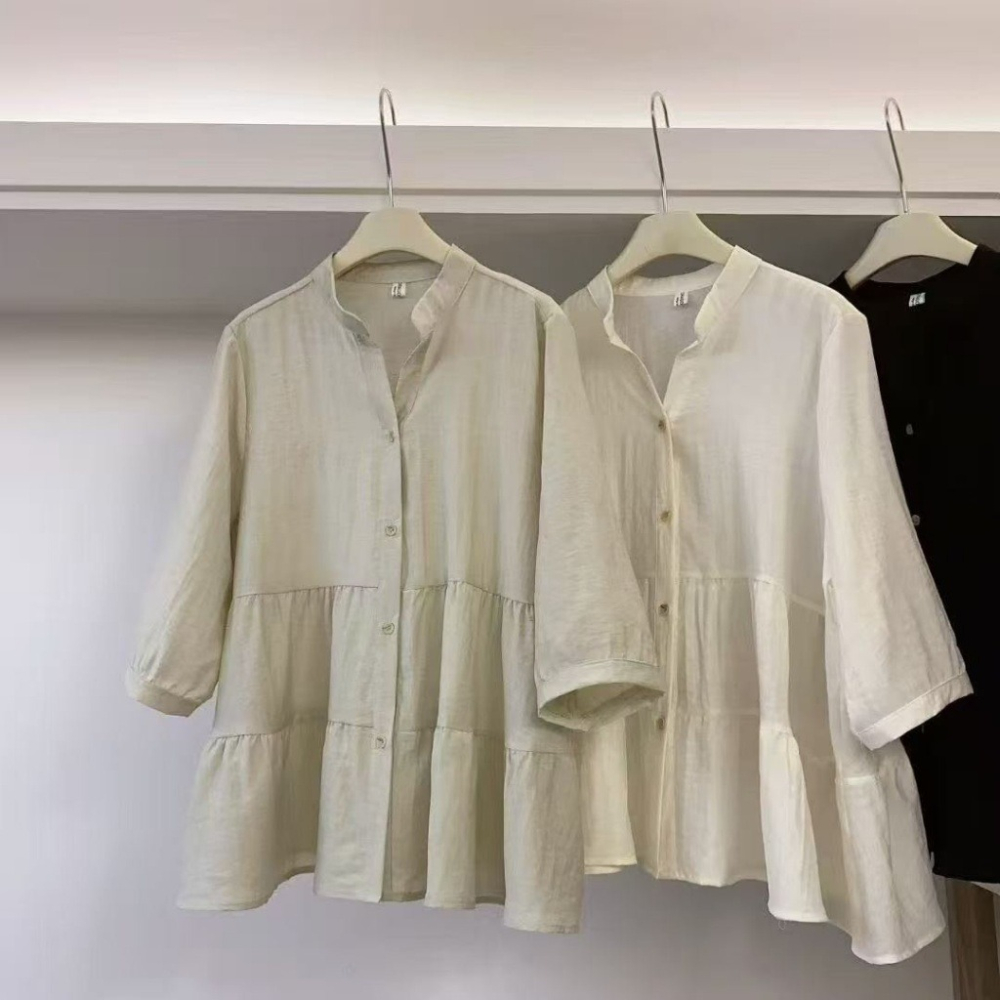 韓國女裝 Girlpowder 甜美顯嫩氣質娃娃上衣-細節圖3