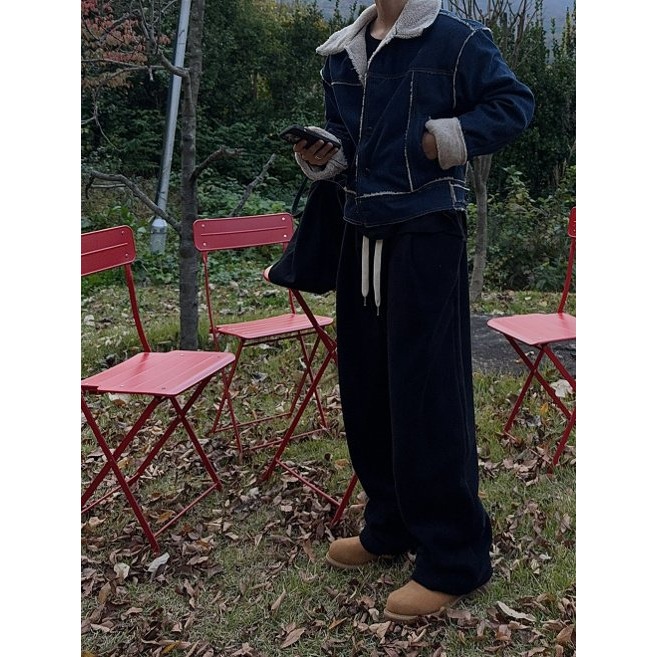 韓國男装女裝 Byhamel  保羅班丁休閒寬褲-細節圖8