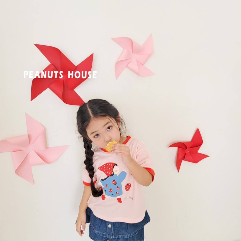 PEANUTS HOUSE 草莓紅帽女孩T-細節圖2