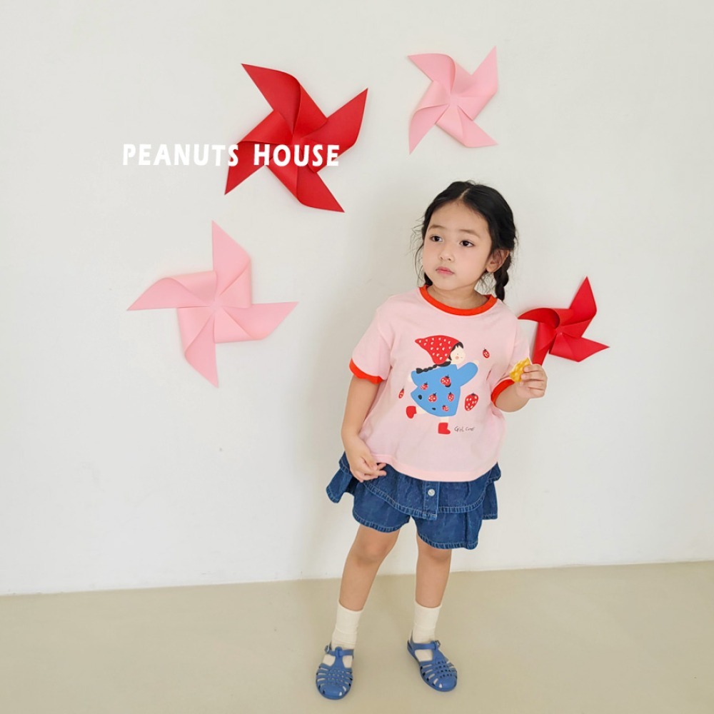 PEANUTS HOUSE 草莓紅帽女孩T-細節圖3