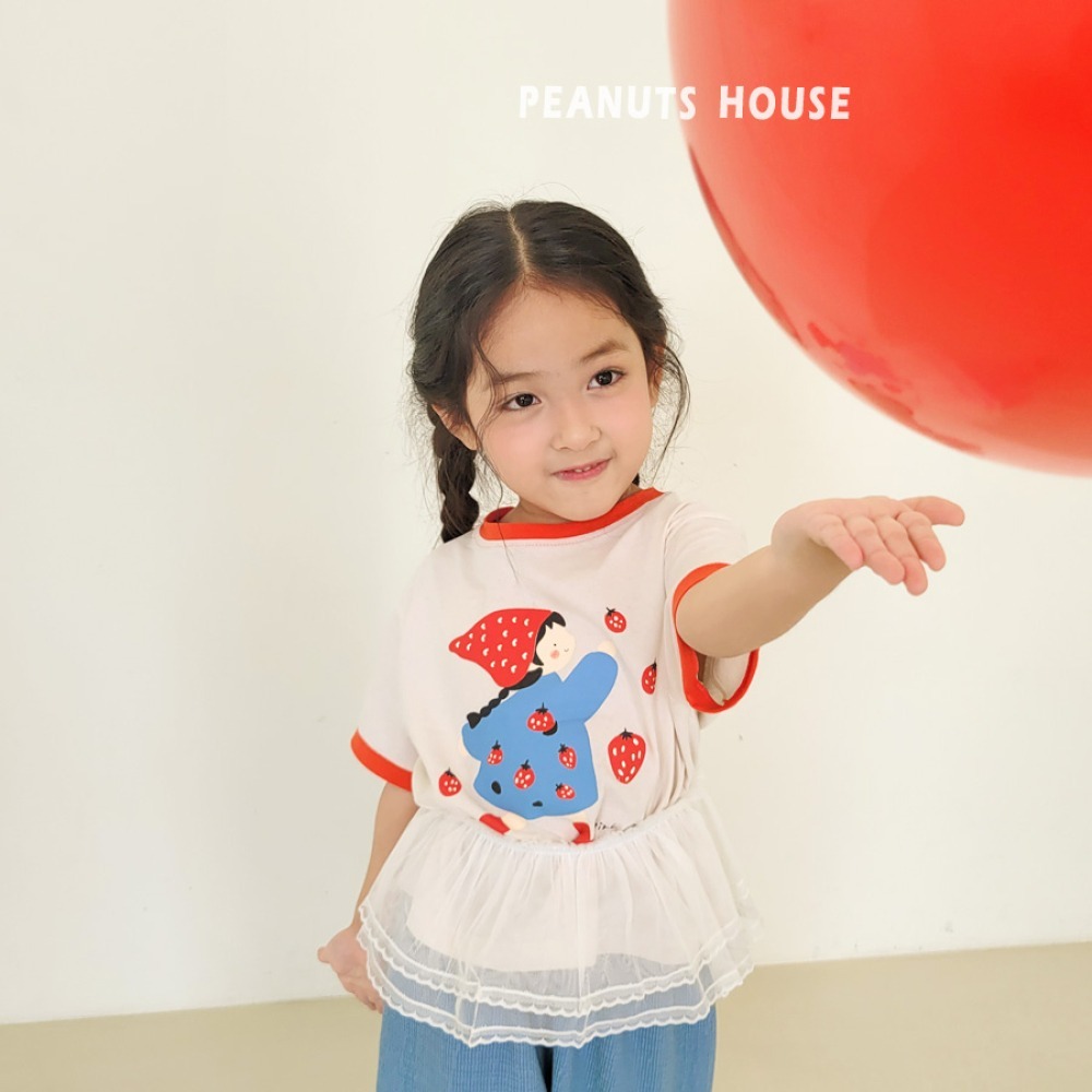 PEANUTS HOUSE 草莓紅帽女孩T-細節圖6