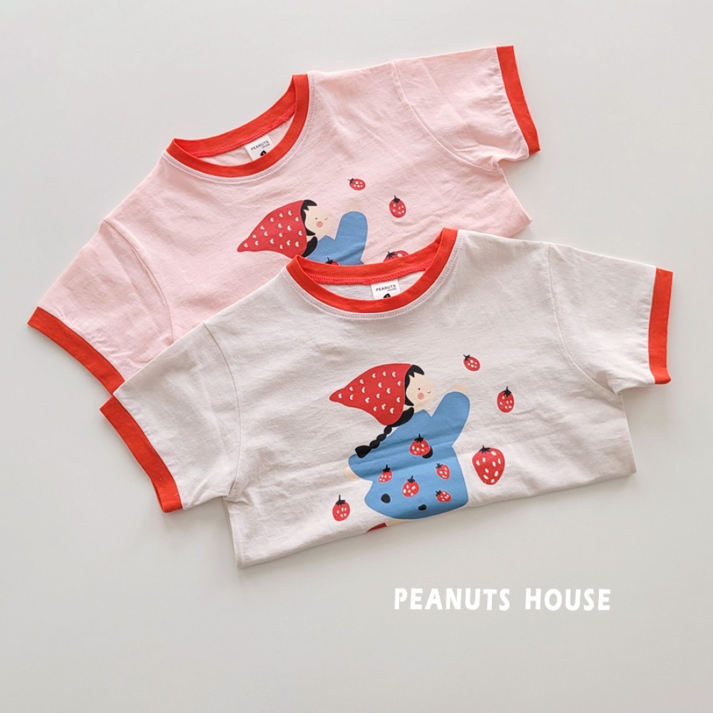 PEANUTS HOUSE 草莓紅帽女孩T-細節圖8