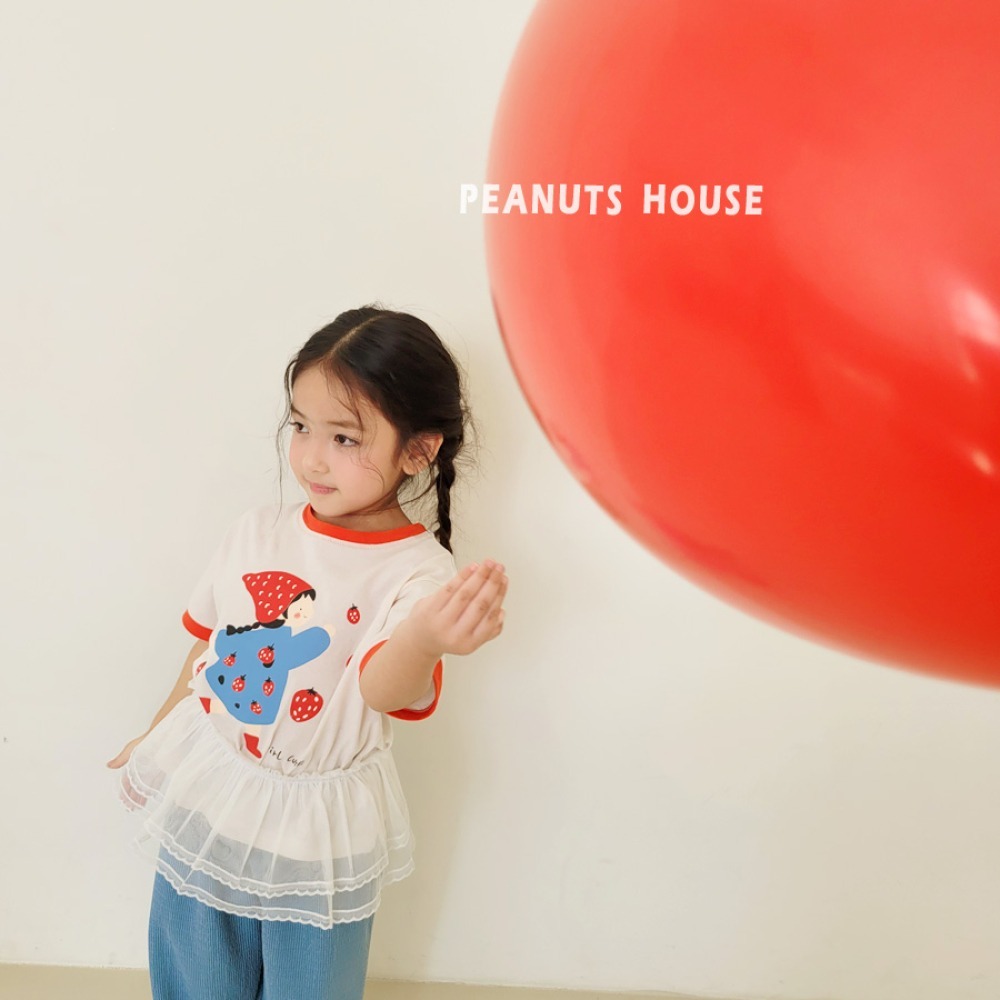 PEANUTS HOUSE 草莓紅帽女孩T-細節圖9