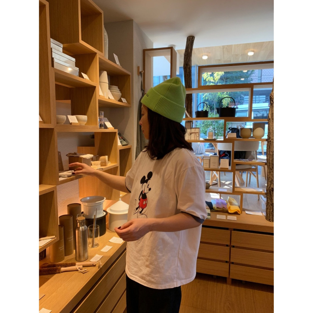 韓國女裝 4pi 可愛米奇印花上衣-細節圖5