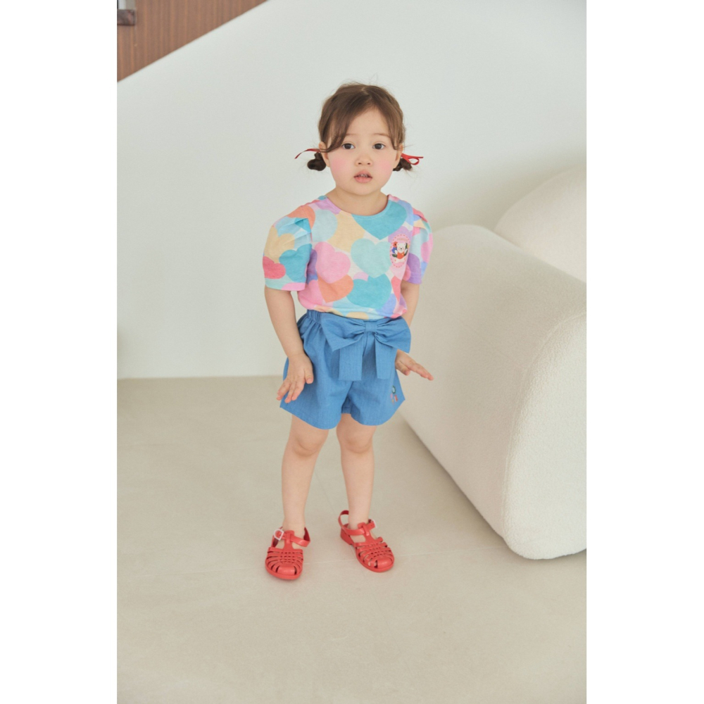 正韓童裝 Mimico 可愛蝴蝶結短褲-細節圖3