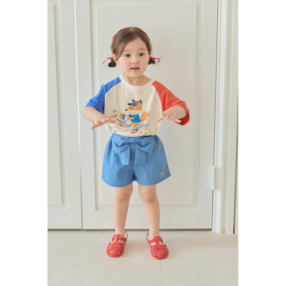 正韓童裝 Mimico 可愛蝴蝶結短褲-細節圖6