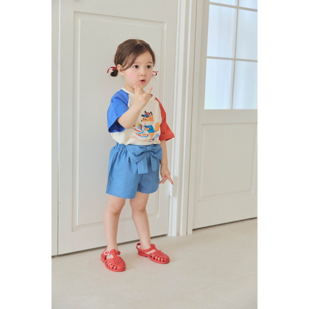 正韓童裝 Mimico 可愛蝴蝶結短褲-細節圖7