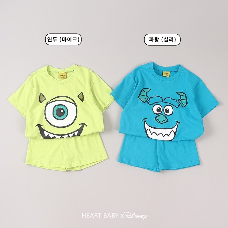 正韓童裝 Heartbaby 迪士尼人物套裝 經典角色-細節圖3