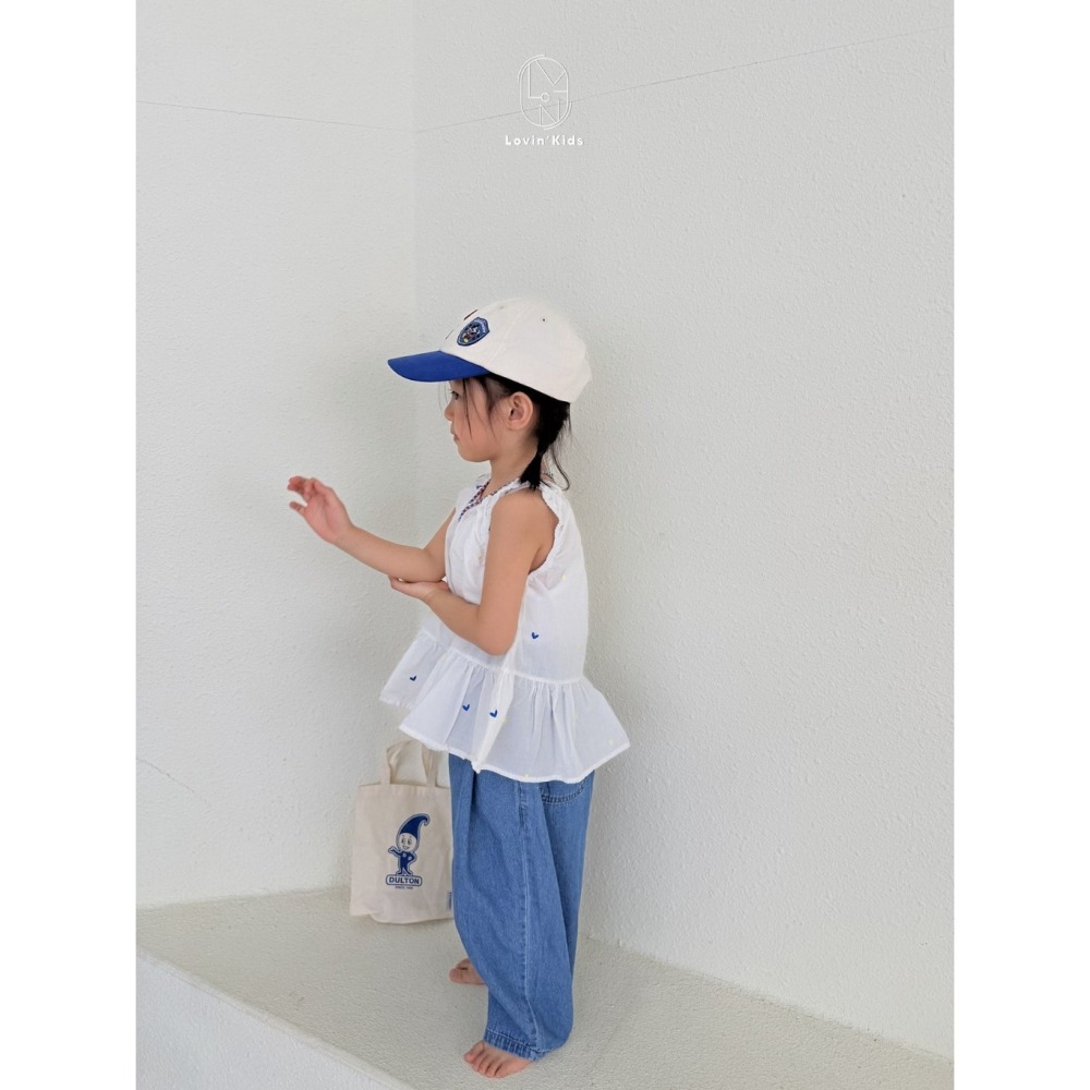 正韓童裝 Lovin 清新夏日的牛仔褲-細節圖3