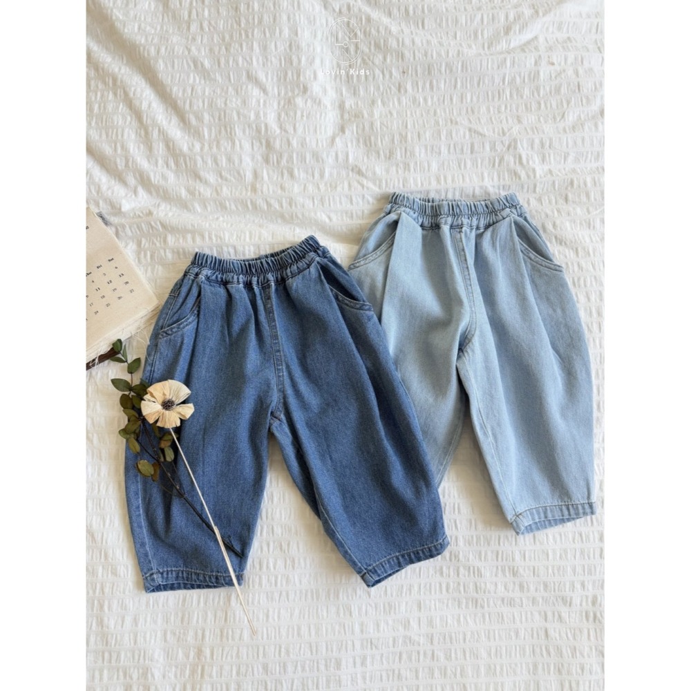 正韓童裝 Lovin 清新夏日的牛仔褲-細節圖8