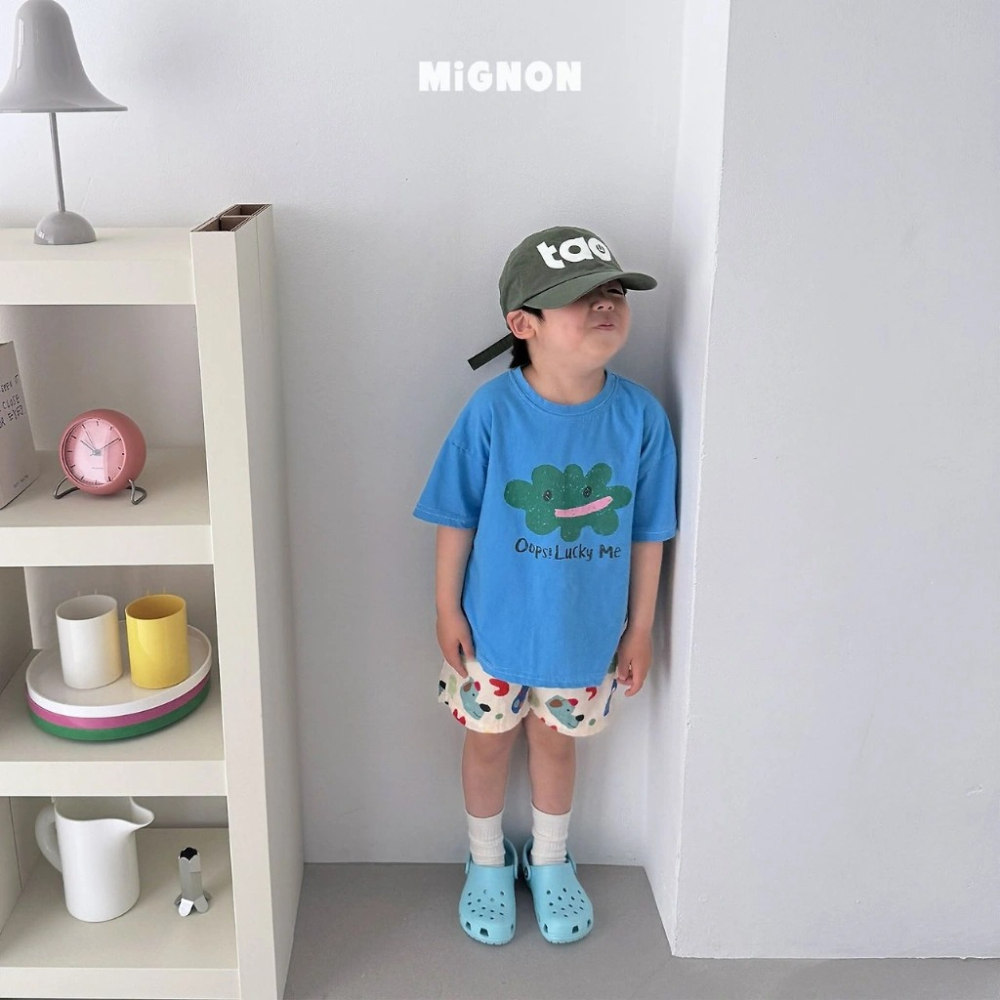 正韓童裝Mignon 可愛繪彩表情雲T-細節圖8