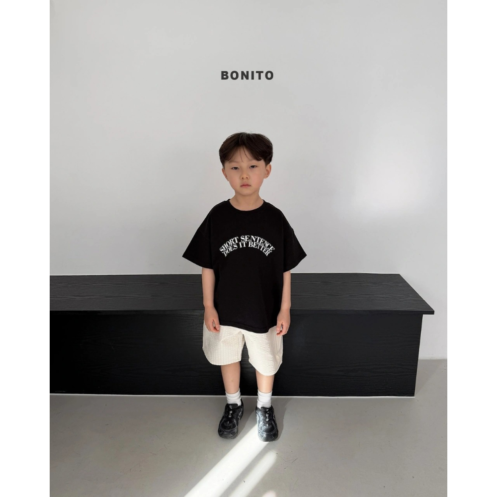 正韓童裝 Bonito 簡約彎彎字母t-細節圖7