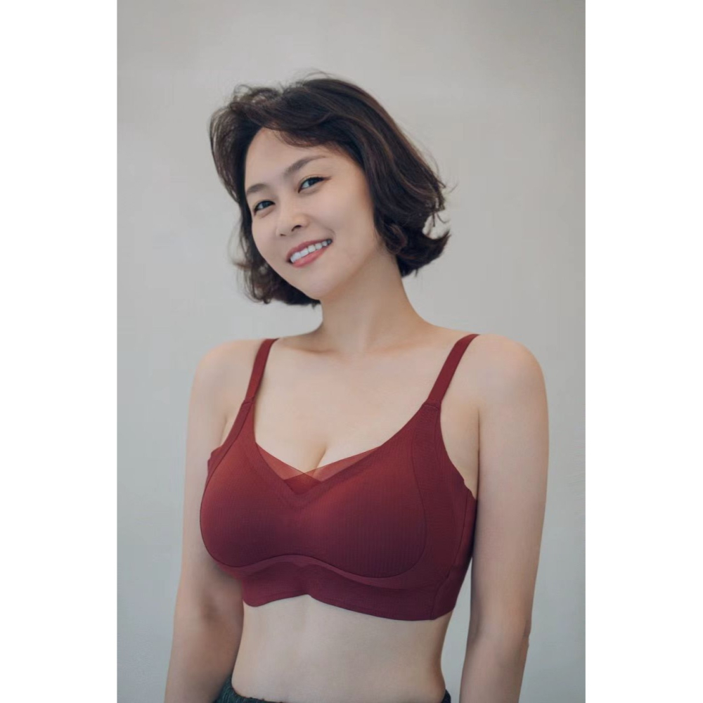 韓國女裝 your123  反重力拉提無痕網紗內衣-細節圖2