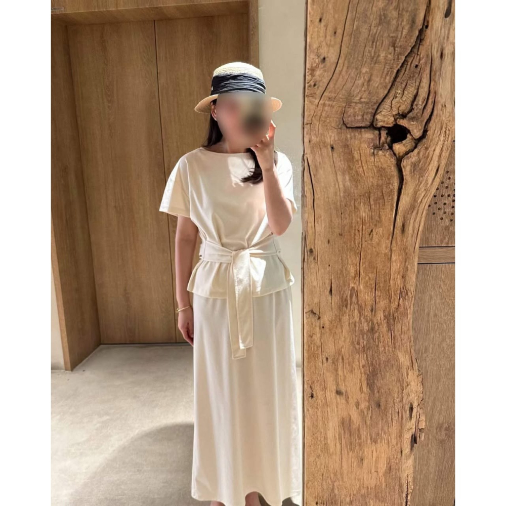 韓國女裝 Nolita 極簡日常綁帶長裙兩件套裝-細節圖9