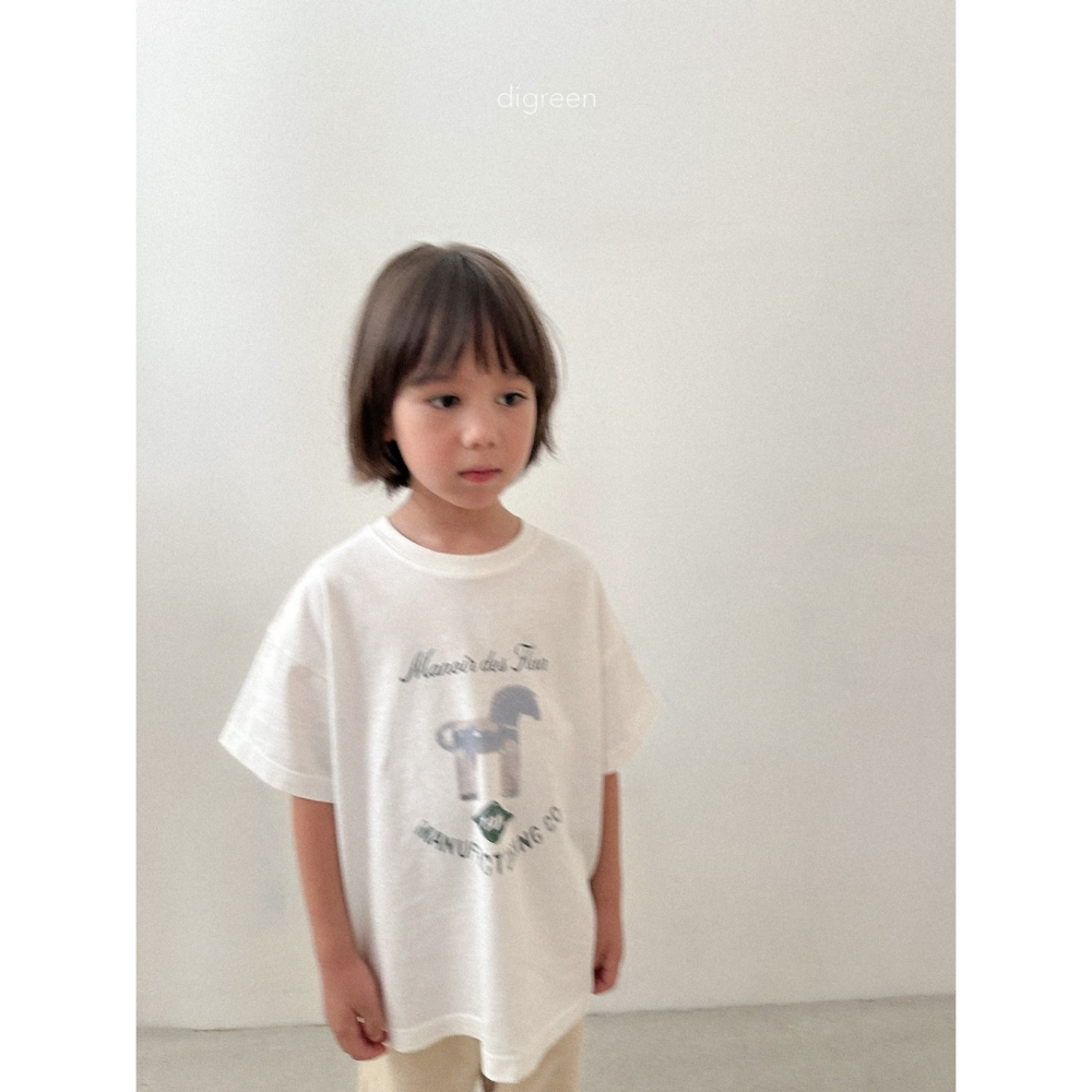 Digreen 復古旋轉木馬 T-shirt親子裝-細節圖3