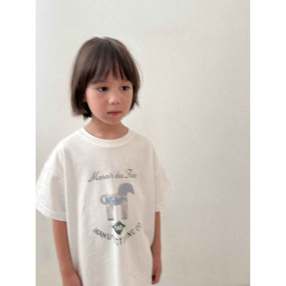Digreen 復古旋轉木馬 T-shirt親子裝-細節圖9