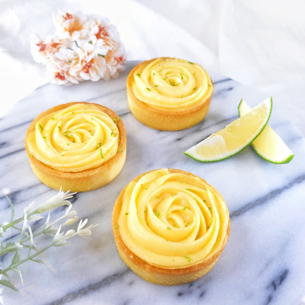 [乘風•旅行］香檸塔/雪檬塔6入禮盒（玫瑰檸檬塔）-細節圖2