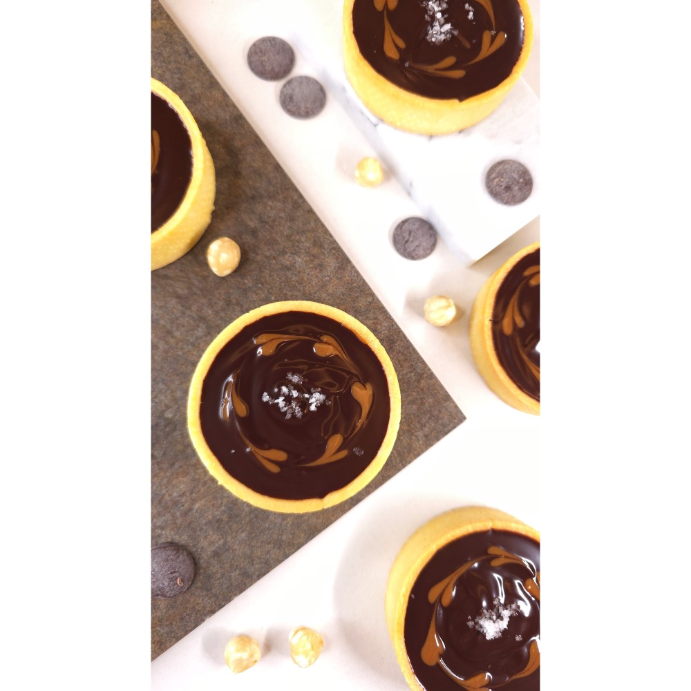 ［乘風•旅行］生巧克力榛果塔6入-細節圖2