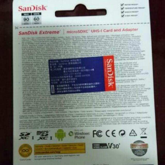 (現貨)SanDisk Extreme/ Extreme Pro microSDXC UHS-I 64GB(64G)-細節圖3