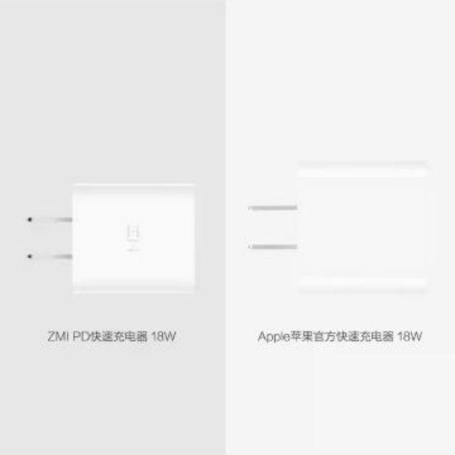 ZMI紫米蘋果PD快速充电器18W快充適用iphoneX/Xs/XR/XsMax/8Plus C-C數據線HA711-細節圖6