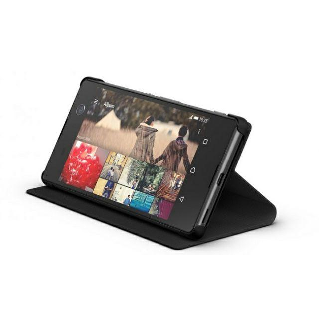 【SONY】Xperia M5 側掀皮套 SCR48
黑色-細節圖2