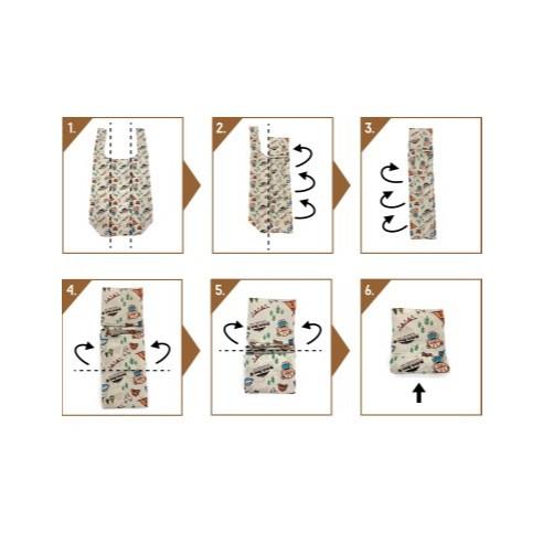 折疊環保購物袋 英國熊背心折疊環保袋-戶外 良維 股東紀念品-細節圖4