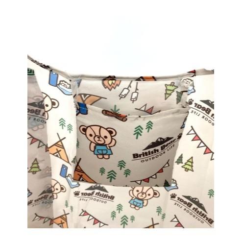 折疊環保購物袋 英國熊背心折疊環保袋-戶外 良維 股東紀念品-細節圖5